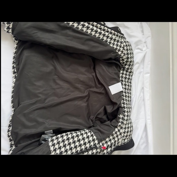 Houndstooth Pattern Women's Jacket - Picture 2 of 2